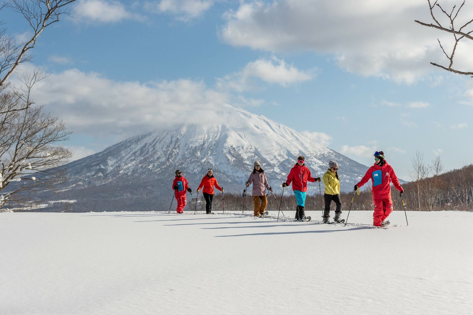 Snowshoe with Mt Yotei